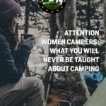 never be taught about camping