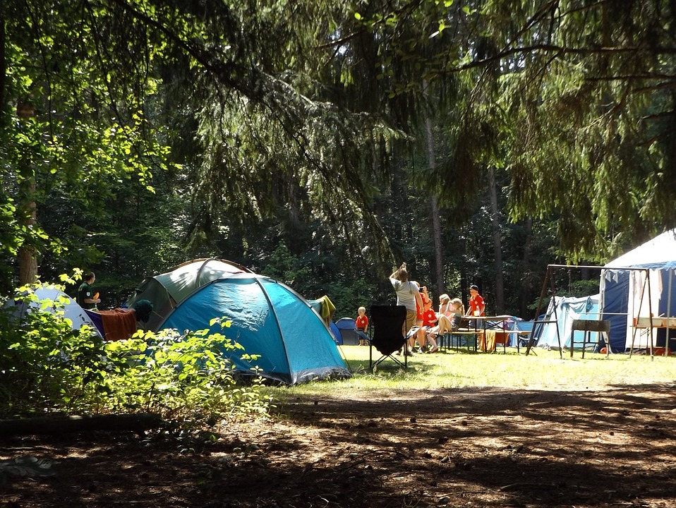 Camping with children - find the right spot