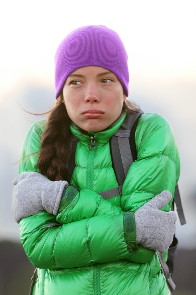 bigstock Freezing woman feeling cold ou 73547149 2