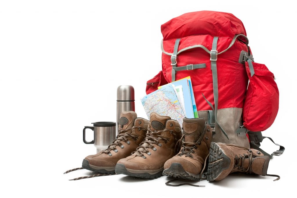 bigstock hiking equipment rucksack and 74590912 2
