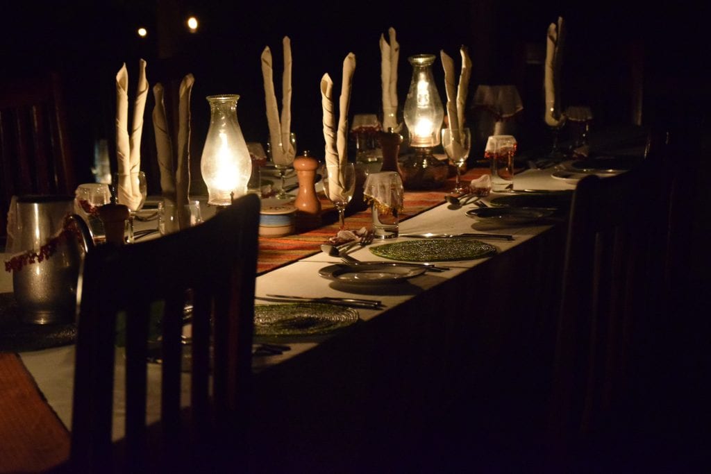 Dinner by Candlelight Every Night in Botswana