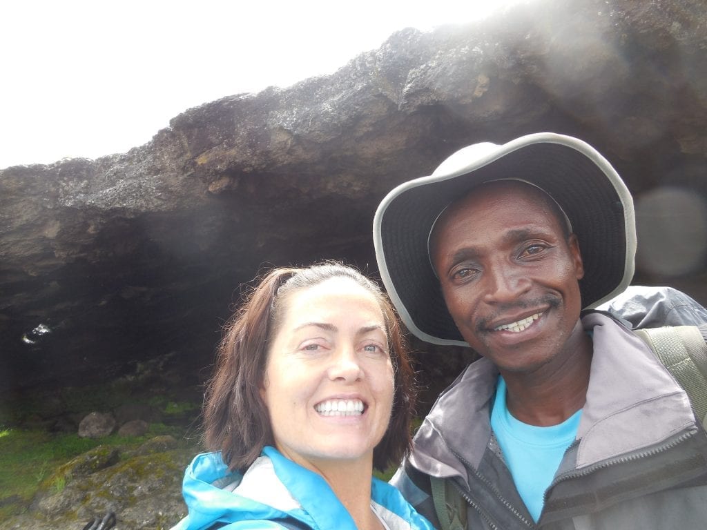 Me with our Chief Guide Florence who was so charasmatic and born to do this job