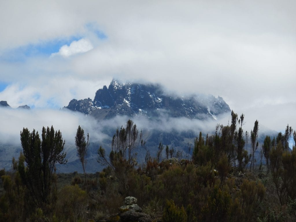 Meru Peak was visible for much of our trek up Kili and was just as photogenic