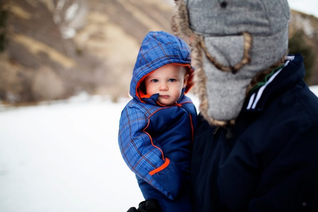 Winter Camping with baby 2