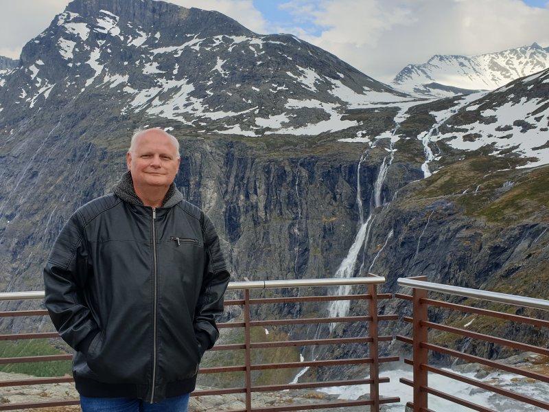 James Visser at Trollfossen Norway