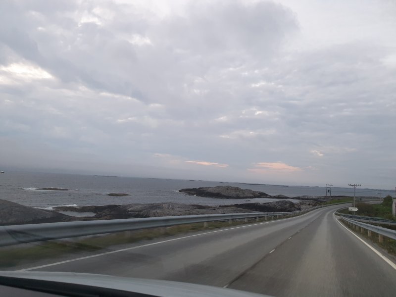 Skerrries beside the Atlantic Road Norway