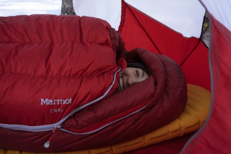 Sleeping bags in the subarctic