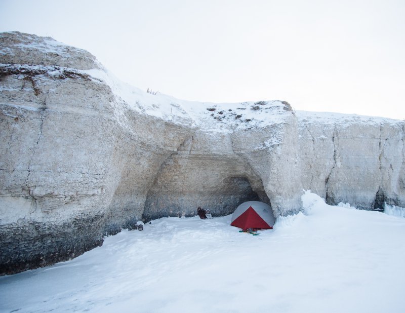 Winter Camping in Subarctic