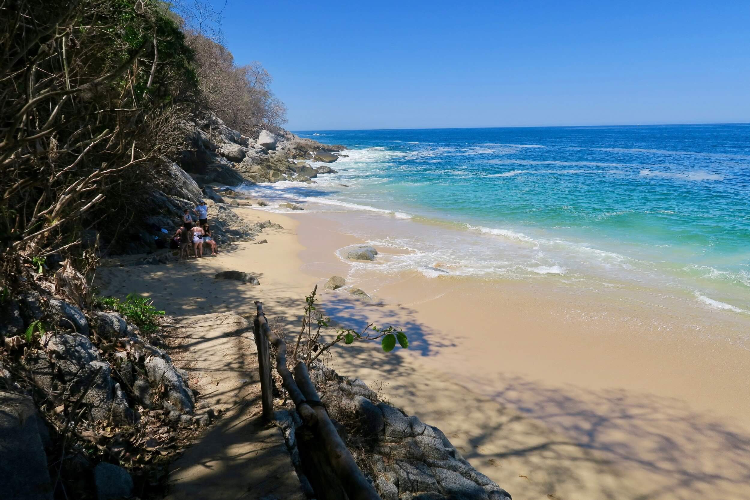 A nearly-private beach along the hike to Playa Las Ánimas