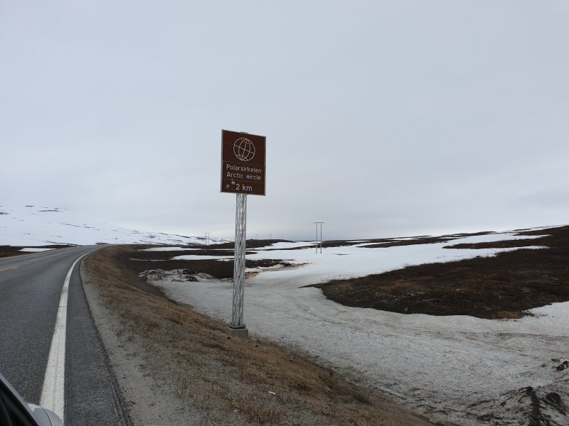 Arctic Circle Norway signpost