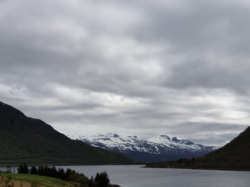 Scenery around Narvik Norway.