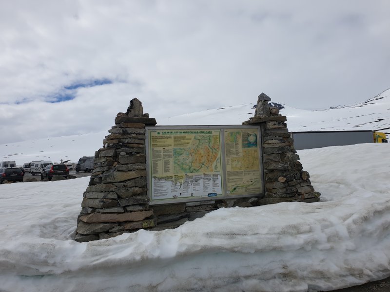 The Saltfjellet–Svartisen Park Marker