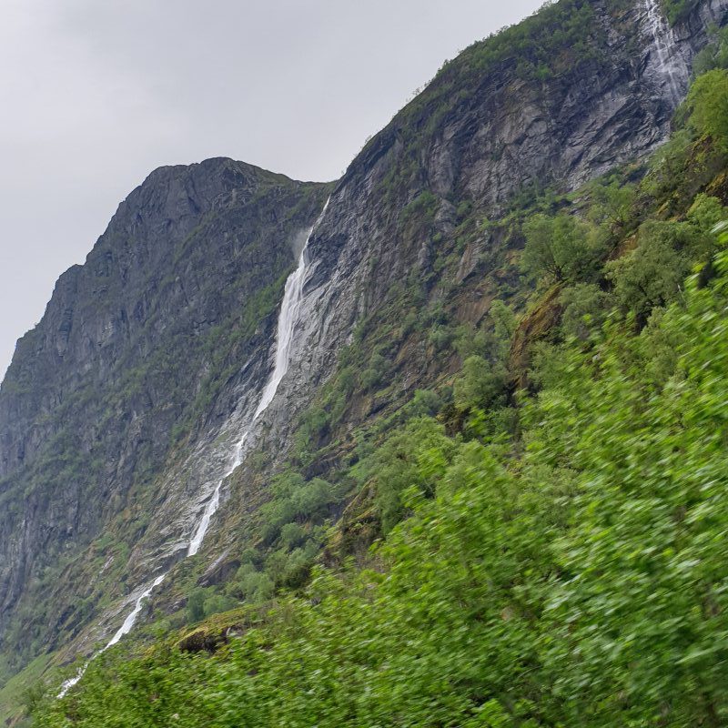 Fresh water waterfall Norway