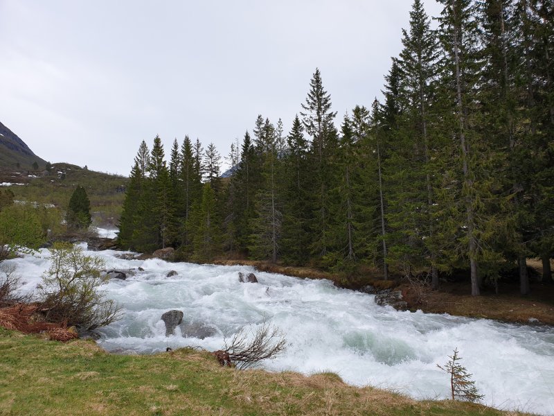 Water stream near Voss Norway.
