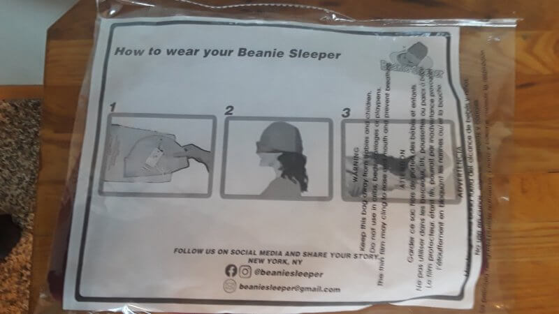 Packaging for the Beanie Sleeper