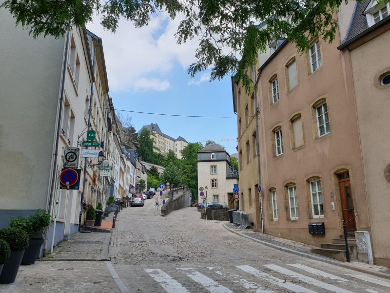 Streets in Luxembourg city