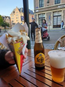 Belgian Fries with Belgium Beer