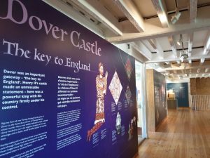 Throughout Dover castle there was lots of interesting information displayed for visitors.