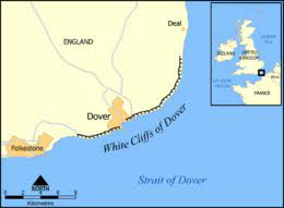 The White Cliffs of Dover Map