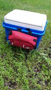 Surviveware First Aid Kit on Cooler