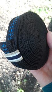 The Onewind Hammock Rolled up tree strap