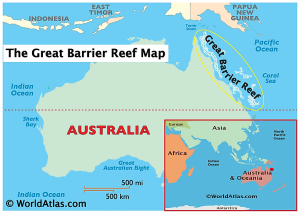 The Great Barrier Reef Map