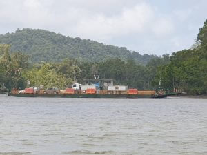 The Daintree River Cable Ferry in Queensland