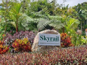 Skyrail signage at Kuranda