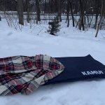 Kamui Sleeping Pad in the snow