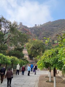 Approaching the Great Wall of China