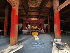 Prayer area at Shaolin Temple