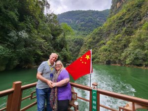James Visser and Nicole Anderson at Emerald Green Gorge China
